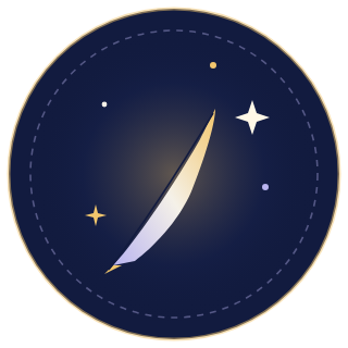 Once Upon Today Celestial Badge Logo